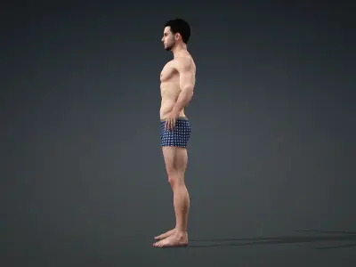 Reallistic Men 3d Model 3D model