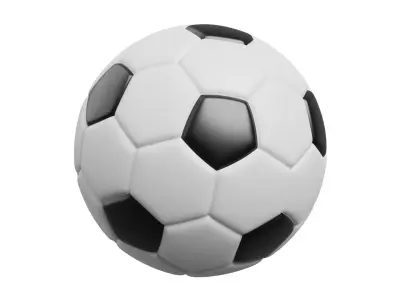 Soccer Ball 3D model 32