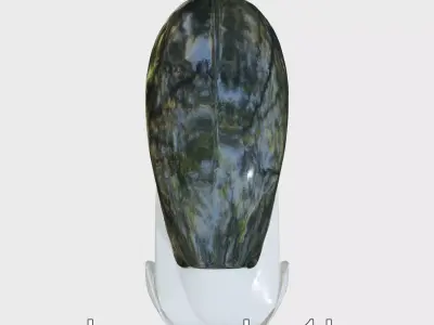 Futuristic Flying Concept Car Design Low-poly 3D model