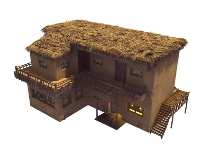 gAME Pei Cheng Building - House 02 3D model