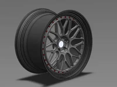 HRE300 Wheels 3D model