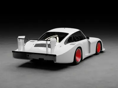 Porsche 935-78 3D model