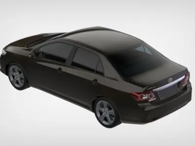 Toyota Corolla E140 3D model