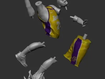 Kobe Bryant 3D Printable 5 3D print model