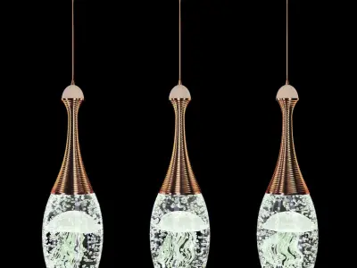 Simple modern crystal 3D model