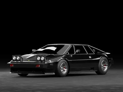 Lotus Esprit S1 Car 3D Model 3D model