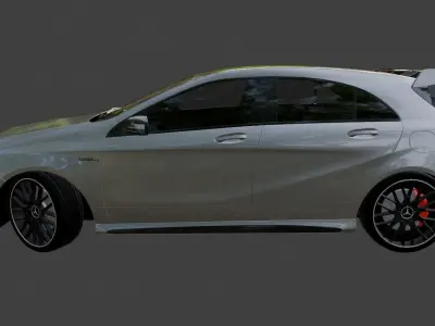 Benz A45 AMG 3D model