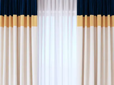 Set 109 Curtains 3D model