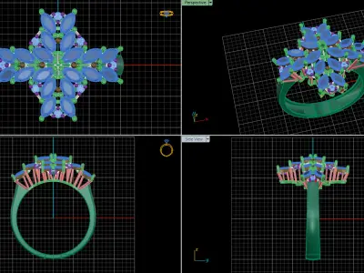 jewelry ring 286 3D print model