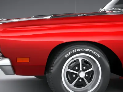 Plymouth Road Runner 1969 3D model