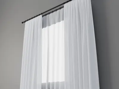 Curtains 03 collection 1 3D model