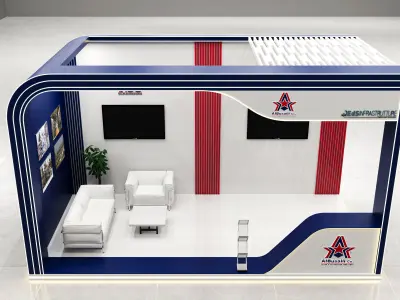 booth6x3 3D model