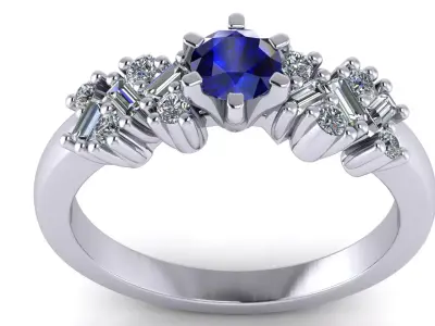 Wedding Ring 3D print model