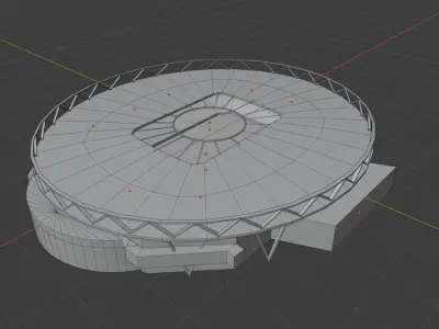 Realistic Stadium Pack  Low-poly 3D model