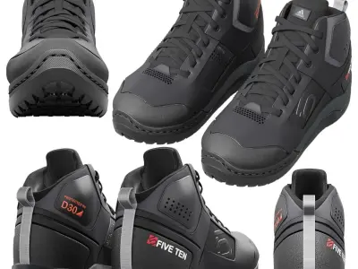 FIVE TEN IMPACT PRO MID MOUNTAIN BIKE SHOES 3D model
