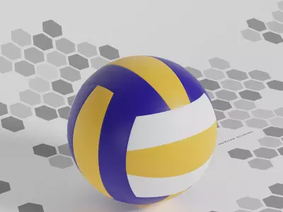 Volleyball 3D model