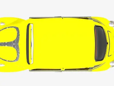 BEETLE CAR 3D MODEL Free 3D model
