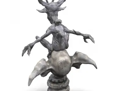 Laughing Gargoyle 3D model