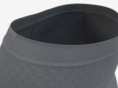 High Waisted Leggings for Women Gray 3D model