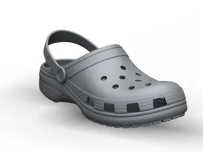 Crocs High Poly clogs 3D model