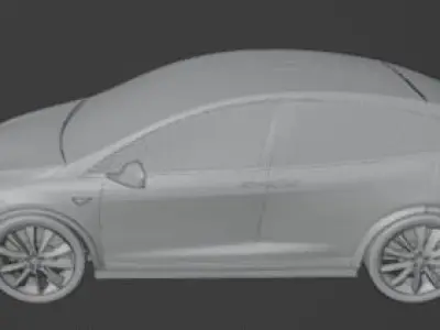 Tesla Model X 3D model by rifatlucky6 from CGTrader