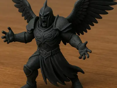 Roar Guardian Figure Bookshelf Decor Pose Fly 3D print model