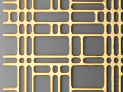 Panel lattice 7 3D model