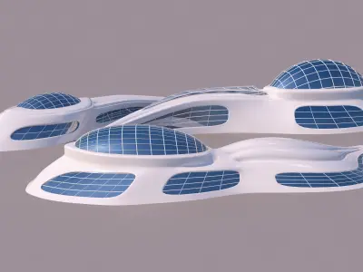 0083 - Organic Building 3D model