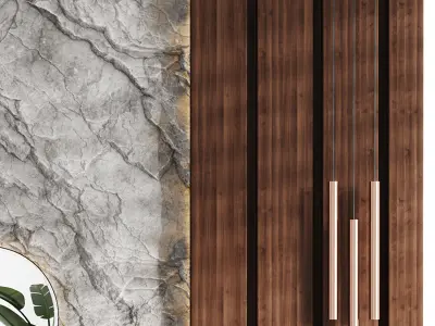 Decorative Wall panel  49 3D model