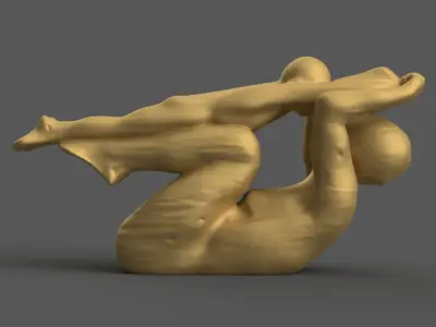 mom play with kid Mothers Day Hug STL File for Decoration 3D print model