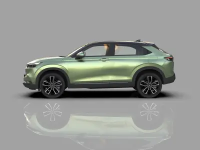 Honda HR-V 2021 HQ interior 3D model