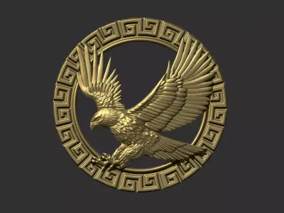 flying eagle 3D print model