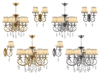 693 Ricerco Osgona Collection of Retro Lamps 3D Model Pack
