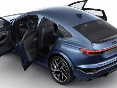Audi Q6 Sportback  e-tron 2025 3D model