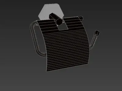 Orchid Spike Paper Holder Cover 3D model