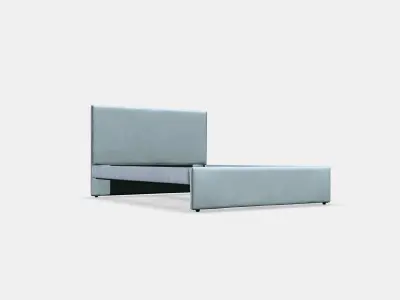 GLADSTAD Upholstered bed frame Low-poly 3D model