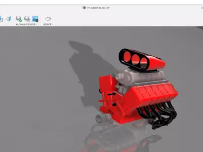 v12 ENGINE 3D model