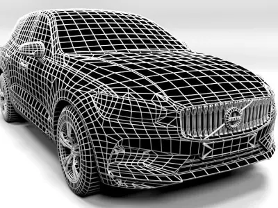 VOLVO XC60 Low-poly 3D model