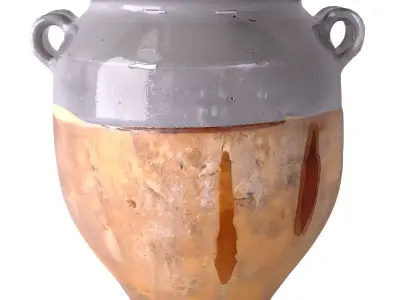 Terracotta Vase or Pot 5 3D model