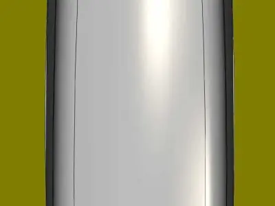 Plastic canister for engine oil B and BK 1L 3D print model