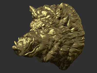 Boar hog 3D print model