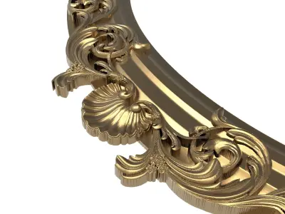 Carved Picture Frame 3D model