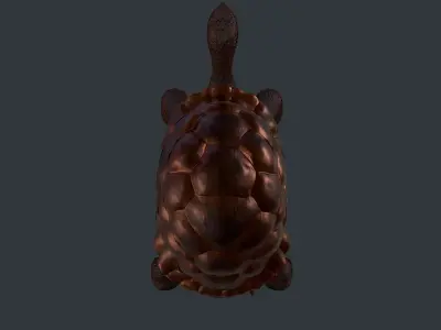 Turtle bear Low-poly 3D model