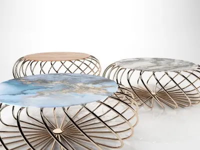 Infiniate Twisted Coffee Table 3D model