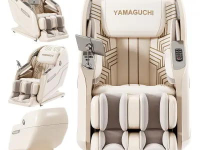 Yamaguchi Skyway Relax Armchair 3D model