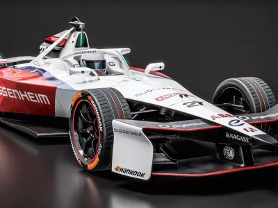 Simulates 3D Raicing Car driving 3d Model 3D model