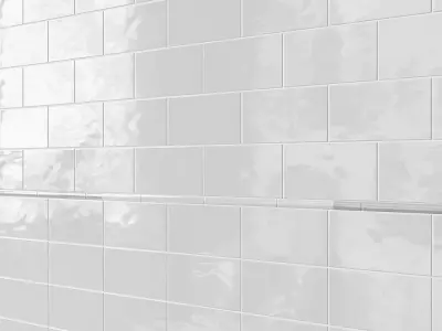 Bellami Framed Azul 5x10 Glazed Ceramic Tile 3D model