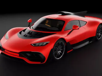 Mercedes AMG Project 1 3D model