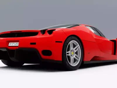 Ferrari Enzo 2002 Low-poly 3D model buy