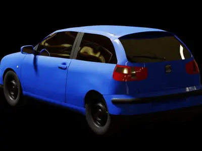 Seat Ibiza 2 1999-2002 Free 3D model